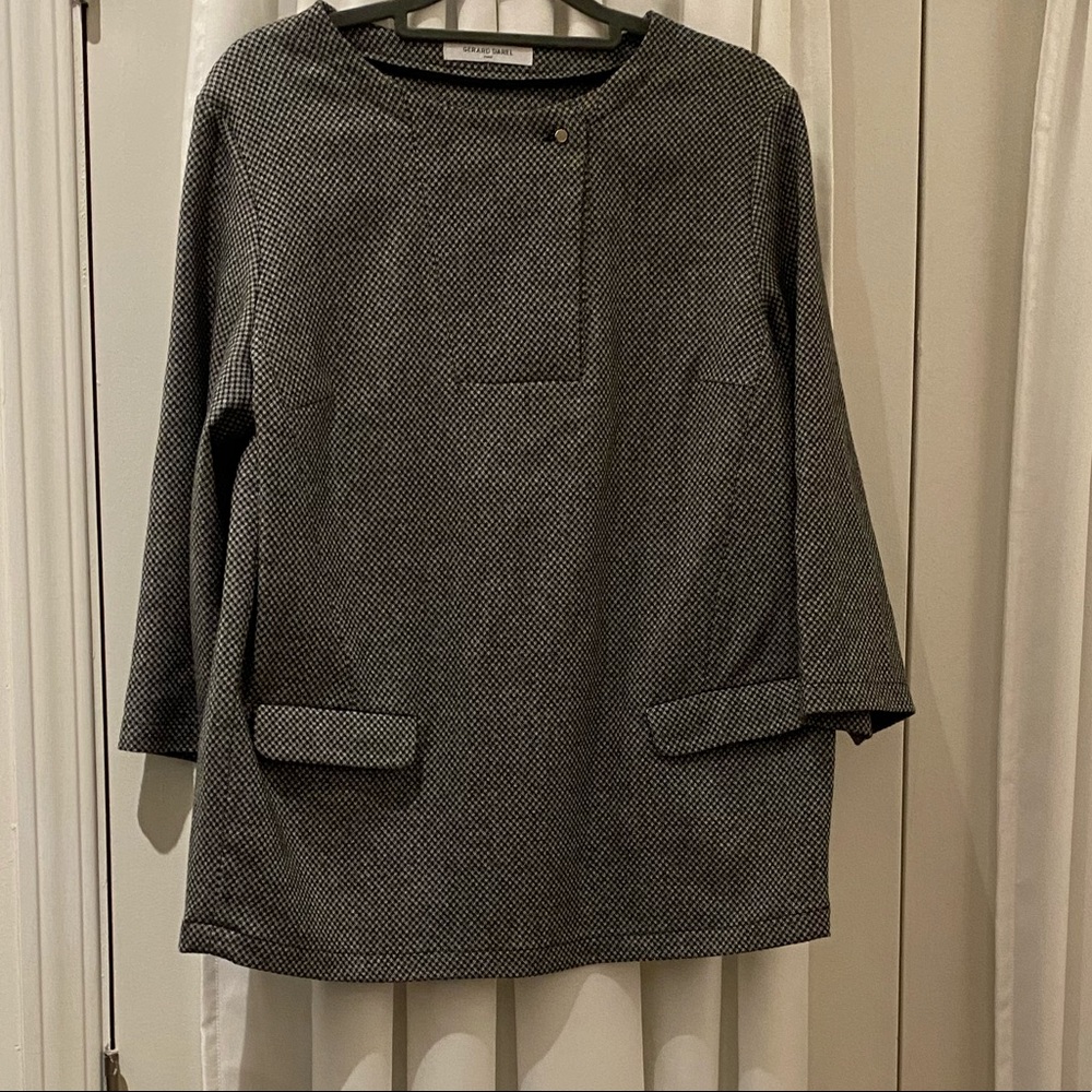 Gerard Darel Paris Black and White Top